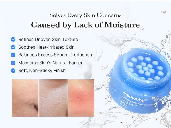 [medicube] Hyaluronic Acid Capsule Cream | Daily Facial Moisturizer for All Skin Types | Moisture Recharge & Calming with Hyaluronic Acid, Panthenol & Ceramide | Korean Skincare, K-beauty | 1.94oz