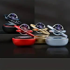 Solar Energy 360° Interstellar Car Fragrance, Relieve Stress and Purifie Odors, for Car Interior Autorotation Decoration Accessories (Includes 3 Aromatherapy Tablets)
