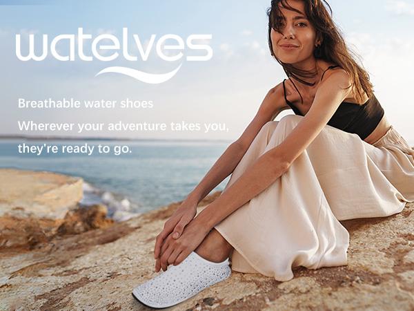 WateLves Womens Barefoot Water Shoes Travel House Slippers for Indoor and Outdoor Aqua Socks for Beach Swim Surf Yoga Dancing Camping#SpringStatements Greenish