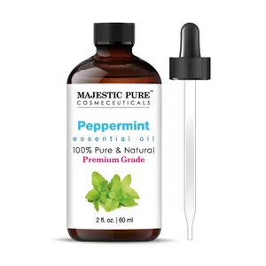 Peppermint Essential Oil | 100% Pure and Natural | 2 fl oz Peppermint Essential Oil | 100% Pure and Natural | 2 fl oz