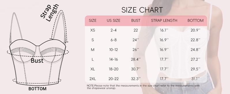 CZXMY Women's Lace Mesh Bustier Corset Shaper - Adjustable Spaghetti Strap Buckle Design, Shapewear Camisole for Daily Wear Party Club Date Night faja