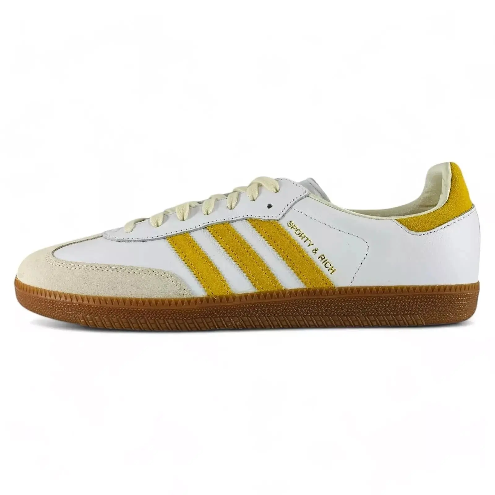 Adidas Samba Sporty & Rich White Bold Gold Men's IF5661 New