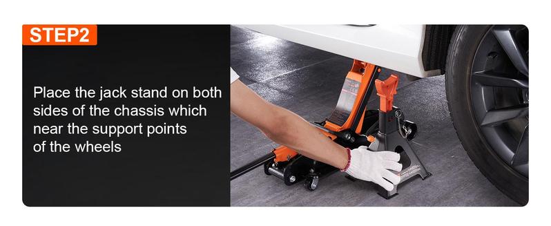 VEVOR Jack Stands, TikTokShopBlackFriday, 6 Ton (13,000 lbs) Capacity Car Jack Stands Double Locking, 14.2 -23 inch Adjustable Height, for lifting SUV, Pickup Truck, Car and UTV/ATV, Red, 1 Pair