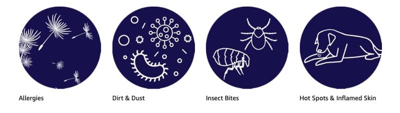 Pet MD Hydrocortisone Spray for Dogs, Cats, Horses - Itch Relief Spray & Hot Spot Treatment for Dogs, Irritated Dry Itchy Skin, Allergies, and Dermatitis - Reduces Topical Inflammation - 4 oz