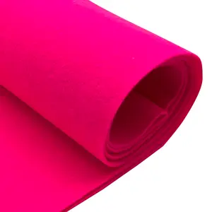 Felt Fabric |  1.6mm Thick Felt By The Yard | Neon Pink