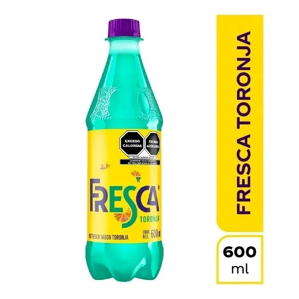 Fresca Toronja Carbonated Snack Drink, 6-Pack of 600ml Cans