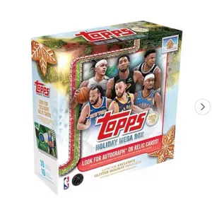 2025-26 Topps NBA Holiday Basketball Trading Card Mega Box