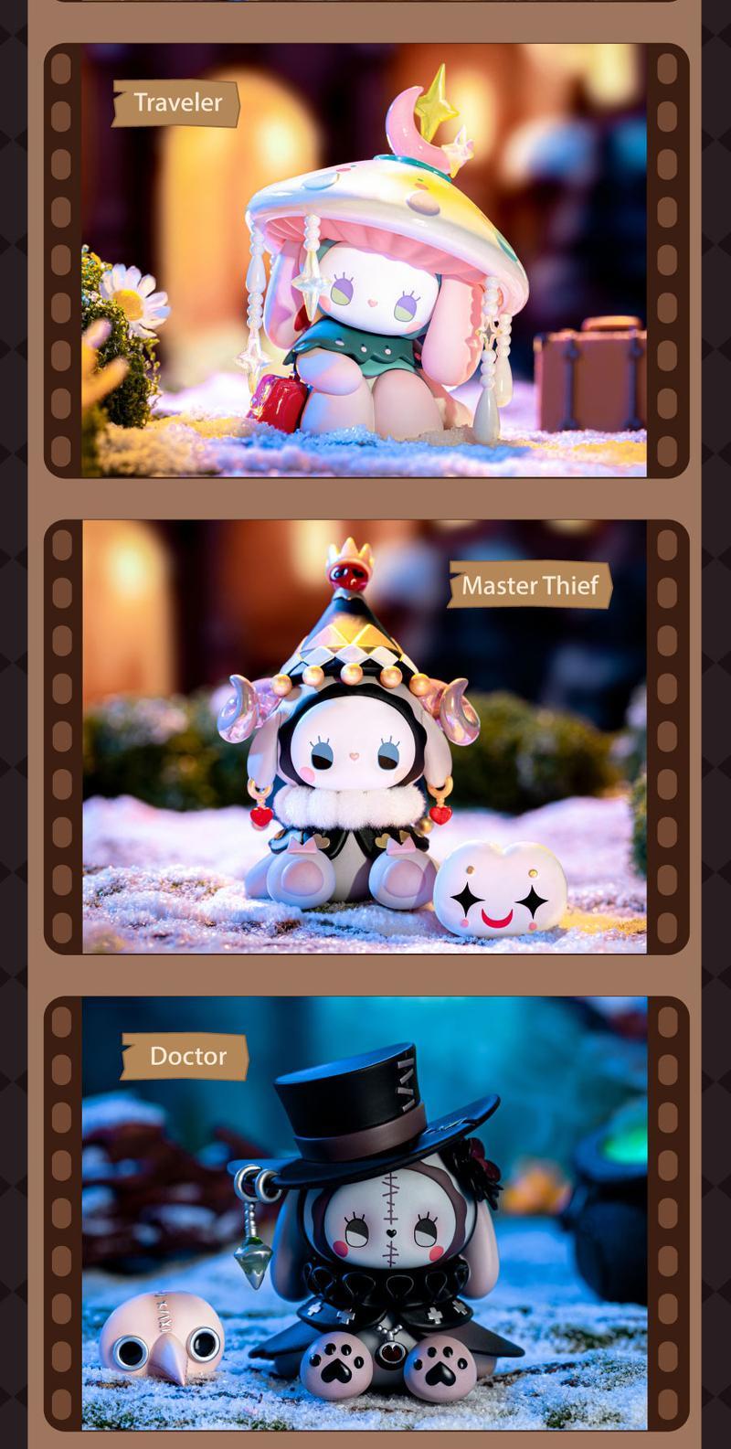 LUCKY EMMA Secret Forest Blizzard Manor Lodge Series Blind Boxes, Trendy Toy Creative Figurine Decorations