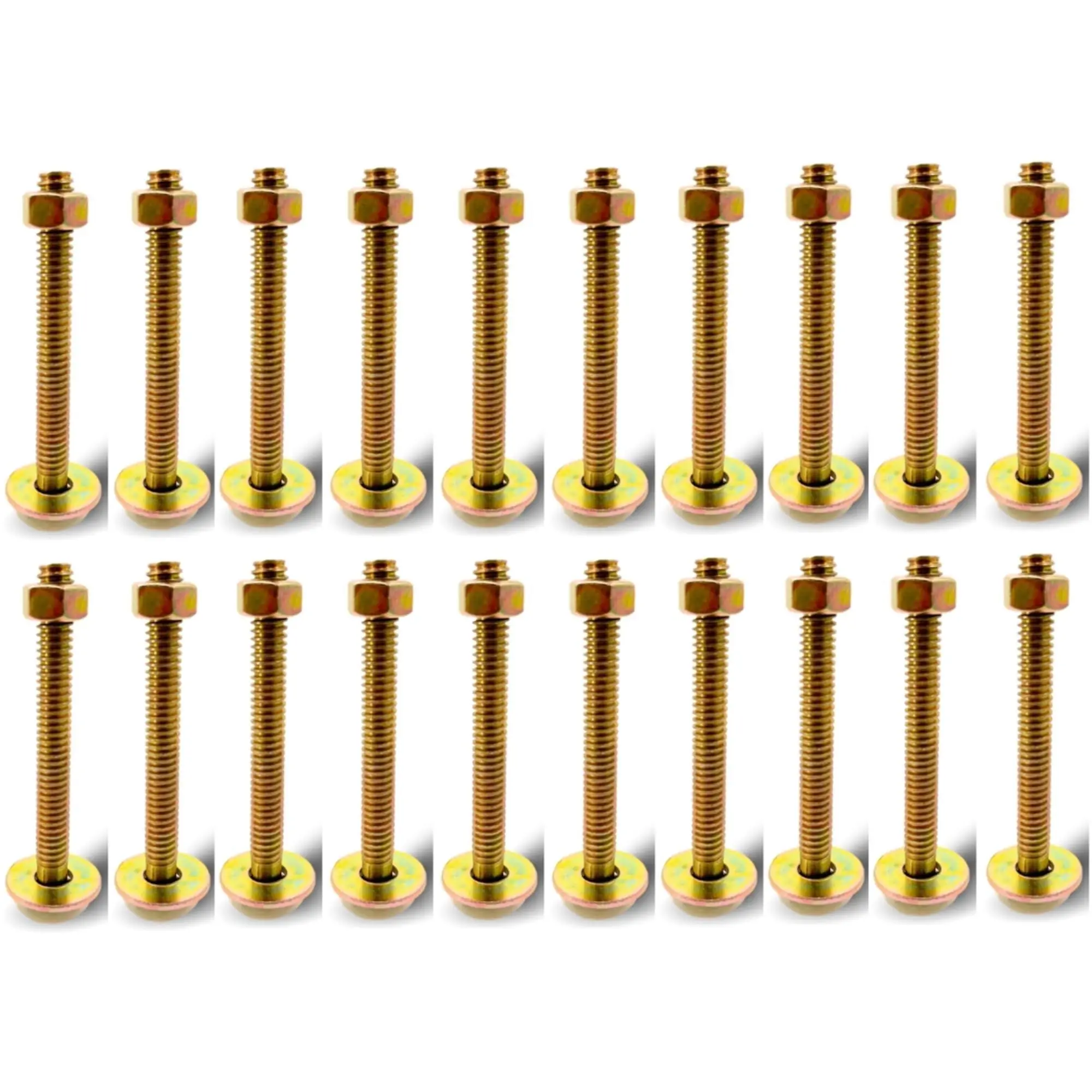 TORQUE 20-Pack Automotive Brake Cage Bolt Assembly for Semi Truck Air Spring Brake Chamber Repair, Replaces Bendix 800921 (TR800921)