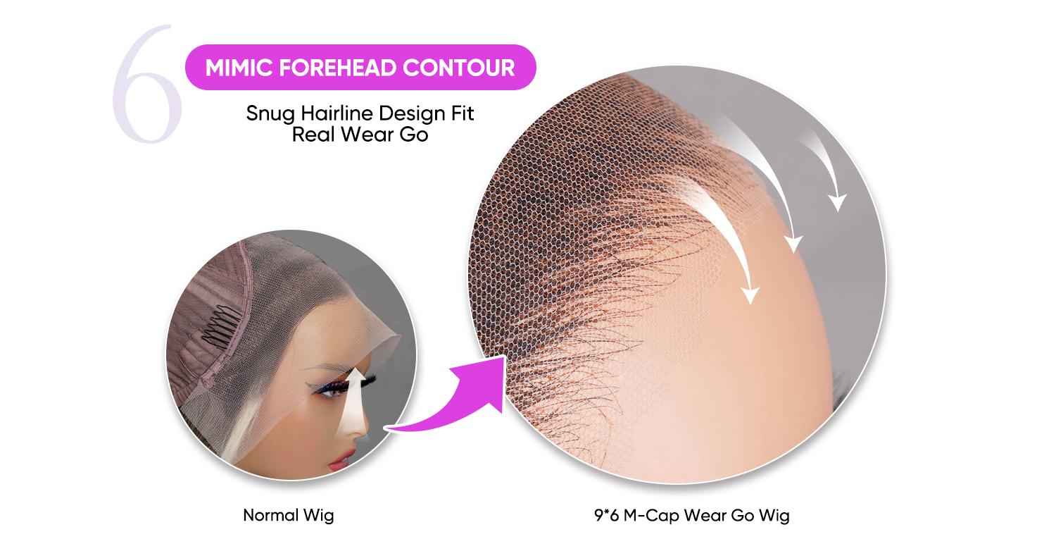 Wigfever 9*6 M-Cap Long Hair Wear Go Real Glueless Silky Straight Wigs Pre Bleached And Pre plucked Hairline Lace Front Human Hair Wigs Beginner Friendly #Spring Glow-Up SpringStatements