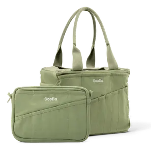 Soolla Studio Bag + Pouch Bundle, Ganja Green