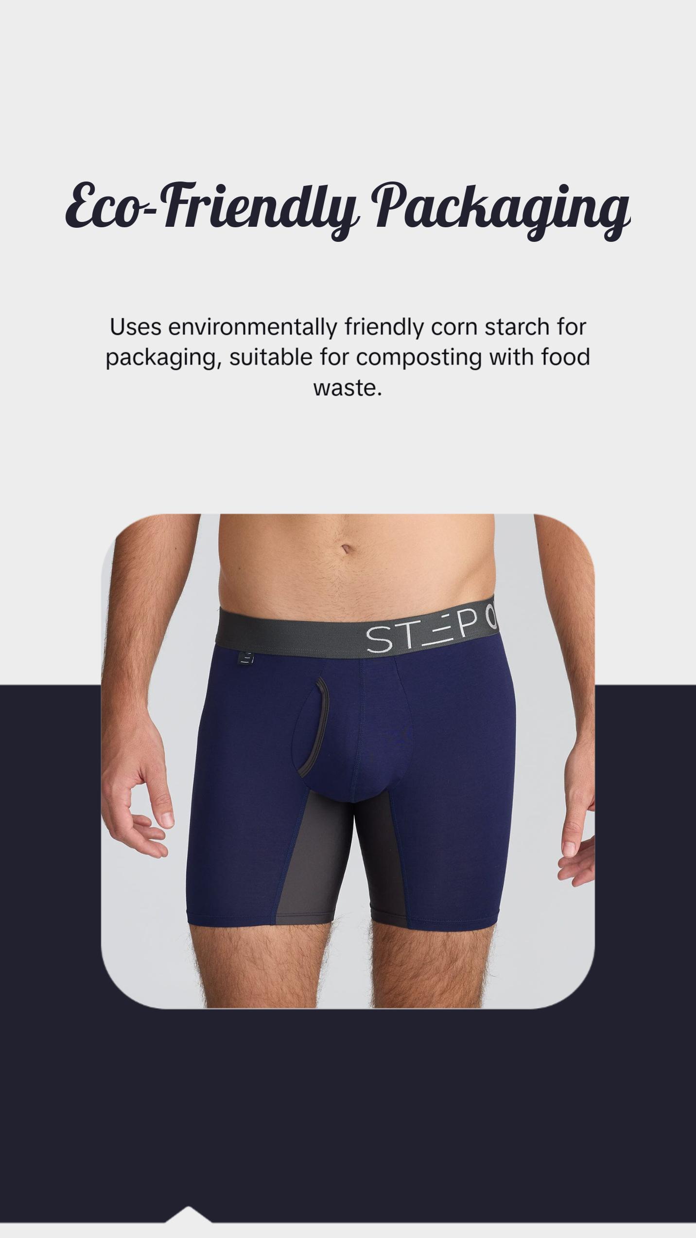 Step One Men's Boxer Brief Fly - Ahoy Sailor, Anti-Chafe, Breathable Bamboo Fabric, UltraGlyde Panels, Hidden Elastic Pouch, Premium Underwear, Athletic Daily wear Step One Men's Boxer Brief Fly - Ahoy Sailor, Anti-Chafe, Breathable Bamboo Fabric, UltraGlyde Panels, Hidden Elastic Pouch, Premium Underwear, Athletic Daily wear