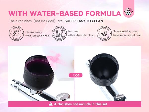 SAVILAND Airbrush Gel Nail Polish: Create Gradient Blush High Color Saturation Patterns Perfect Home Salon Cuticle Care Festival Gift