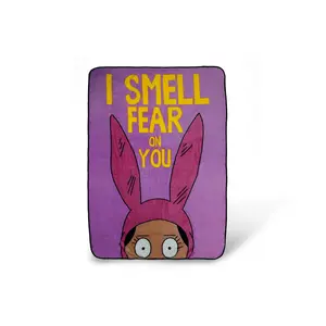 Bob's Burgers Louise Throw Blanket | I Smell Fear On You | 64 x 44 Inches