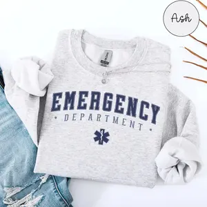 Emergency Department Sweatshirt or T-Shirt, Emergency Room Sweater, ER Nurse Crewneck, Emergency Crew Gift, ER Squad Gift, Gift For Coworkers