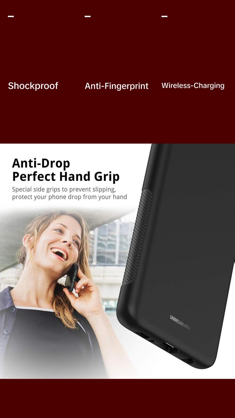 Samsung Galaxy S10 (6.1 Inches) – Ultra-Thin Frosted TPU Silicone Protective Case for Galaxy S10 [Shockproof, Scratch-Resistant & Anti-Fingerprint] ¨C Black