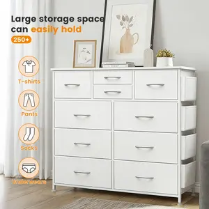 Dresser Storage with 10 Drawers,Storage Organizer for Closet, Suitable for Home And Office Use