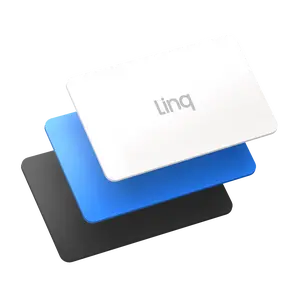 Linq Card - Customizable Contact Sharing Device with Enhanced iOS Capabilities & Automatic Follow-ups