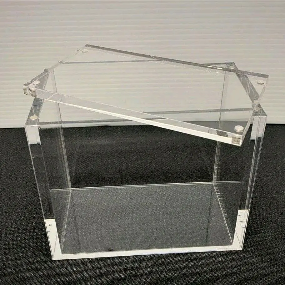 Booster Box Acrylic Case with Magnetic Lid for Pokemon Trading Cards Storage