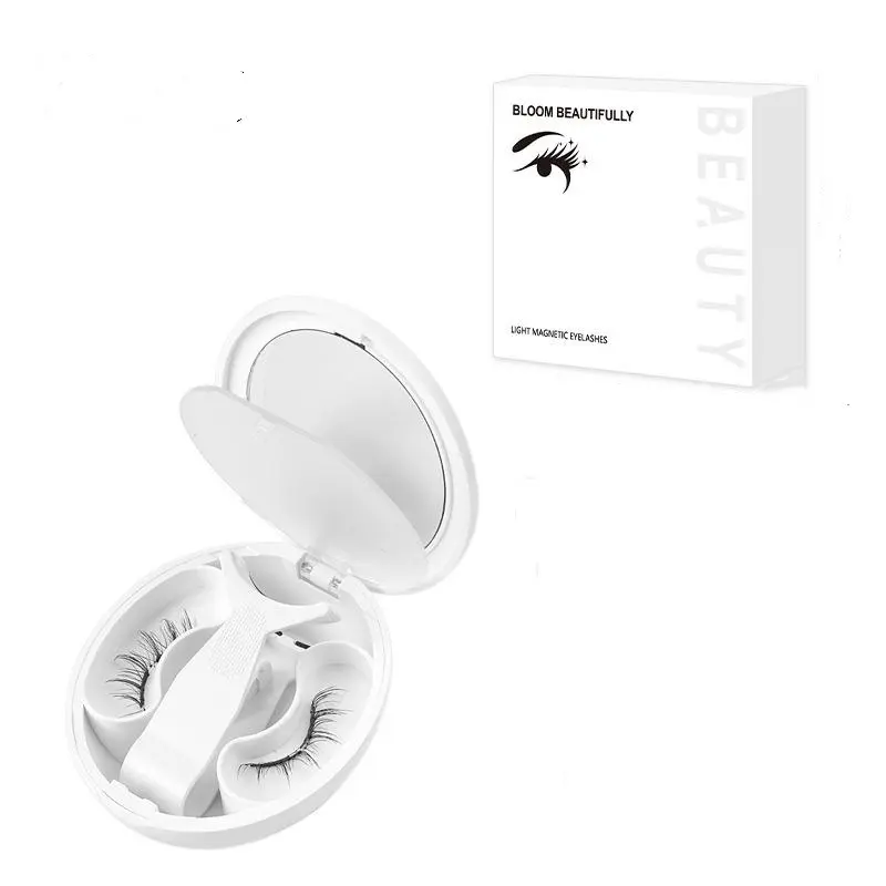 Soft Magnetic Eyelash Extensions All-in-1 Box Pear Blossom Black-Waterproof and Lightweight Cosmetic for 3-Second Makeup Application Eyelashes, Eyelash Extension, Lash Routine