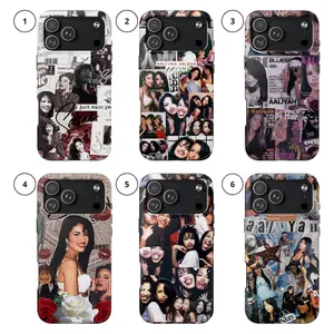 6 Styles Selena and Aaliyah Phone Case for iPhone for Samsung, Phone Accessories, Cute Phone Case, Fashion Case, Perfect Gift for HerHim, Phone Case for iPhone, Creative Dual Layer Case