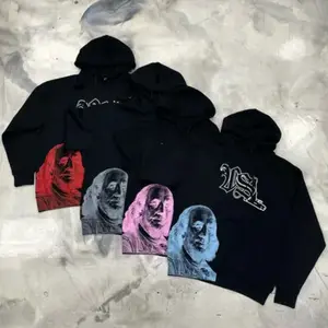 Unisex SDL x CHAPO Pullover Hoodie – Black RedBlue Design, Trendy 2026 Look for Men & Women, Cozy Fit, Gift for Him or Her