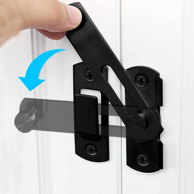 Barn Door Latches for Gate and Sliding Doors - Bi-fold Door Lock with Wine Cabinet Closet Door Latches