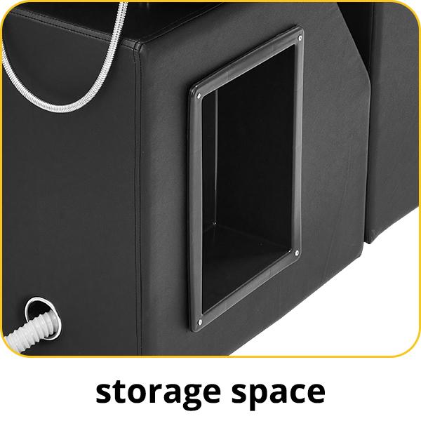 New Backwash Barber Chair ABS Plastic Shampoo Bowl Sink Unit Station Spa Salon Equipment