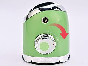 SUSTEAS Vegetable Chopper 18/10 Stainless Steel with 6 Replaceable Blades, Strong Suction Cup Base, Durable Design for Easy Cooking Kitchenware Utensils New Green