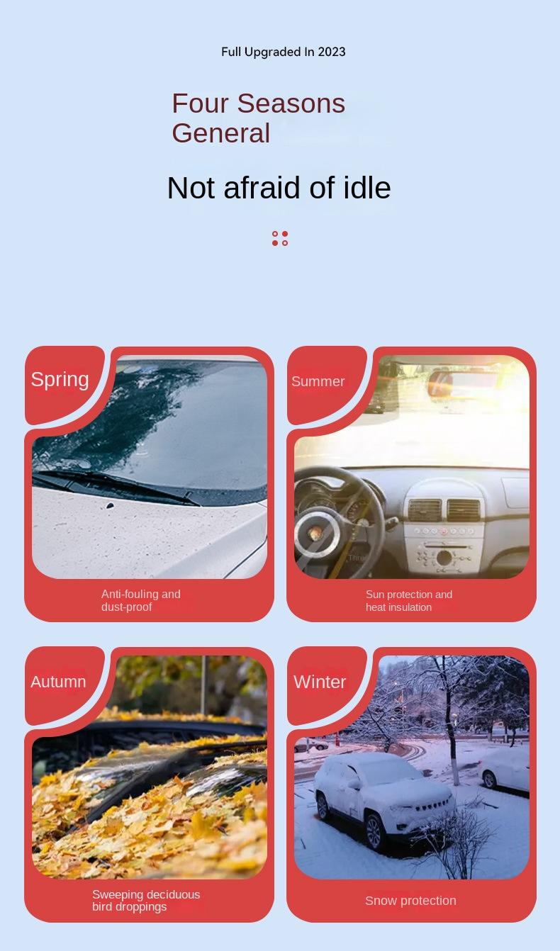 Car windshield anti-snow and anti-frost cover with rearview mirror cover, suitable for most vehicles, sedans, SUVs, etc., can be used in all seasons Car windshield anti-snow and anti-frost cover with rearview mirror cover, suitable for most vehicles, sedans, SUVs, etc., can be used in all seasons