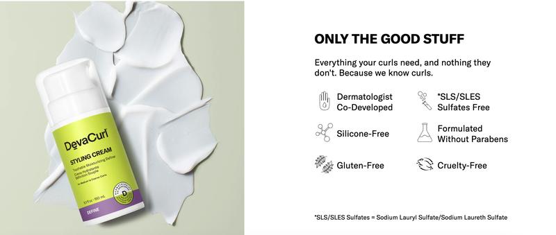 DevaCurl Styling Cream 5.1 oz: Touchable Moisturizing Definer