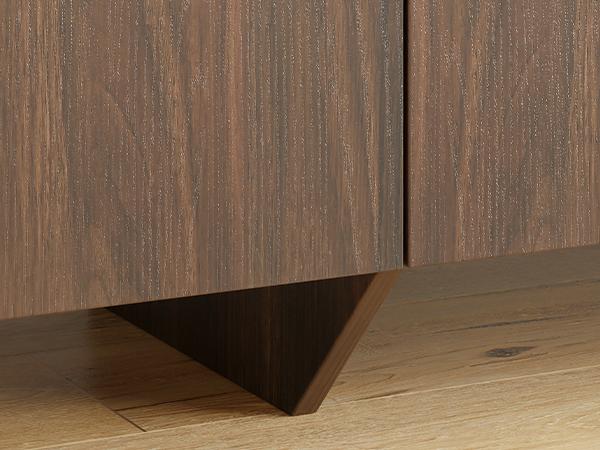 【Valentine's Day gift】ONBRILL 63" Buffet Cabinet with 4 Doors and Adjustable Shelves, Sideboard Buffet Cabinet with Storage, Wood Kitchen Console Table, Modern Coffee Bar for Kitchen, Living Room, Hallway