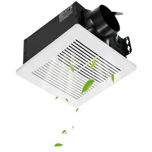 VEVOR Bathroom Exhaust Fan, 80 CFM Bathroom Vent, Low-Noise, Premium Motor Ceiling Fan, Standard 4-inch Duct Interface for Laundry Room, Storage Room, Home Ventilation, White