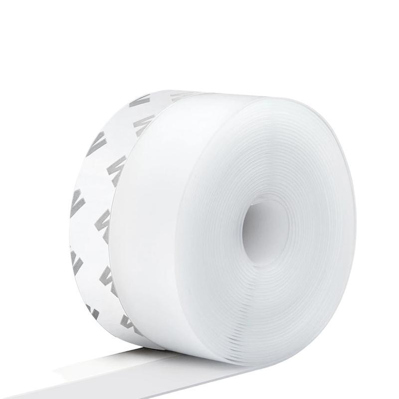16.4Ft Door Weather Stripping (1.38in Width), Self-Adhesive Door Seal Strip, Draft Stopper Insulation Seal Strip for Doors, Windows & Shower Doors