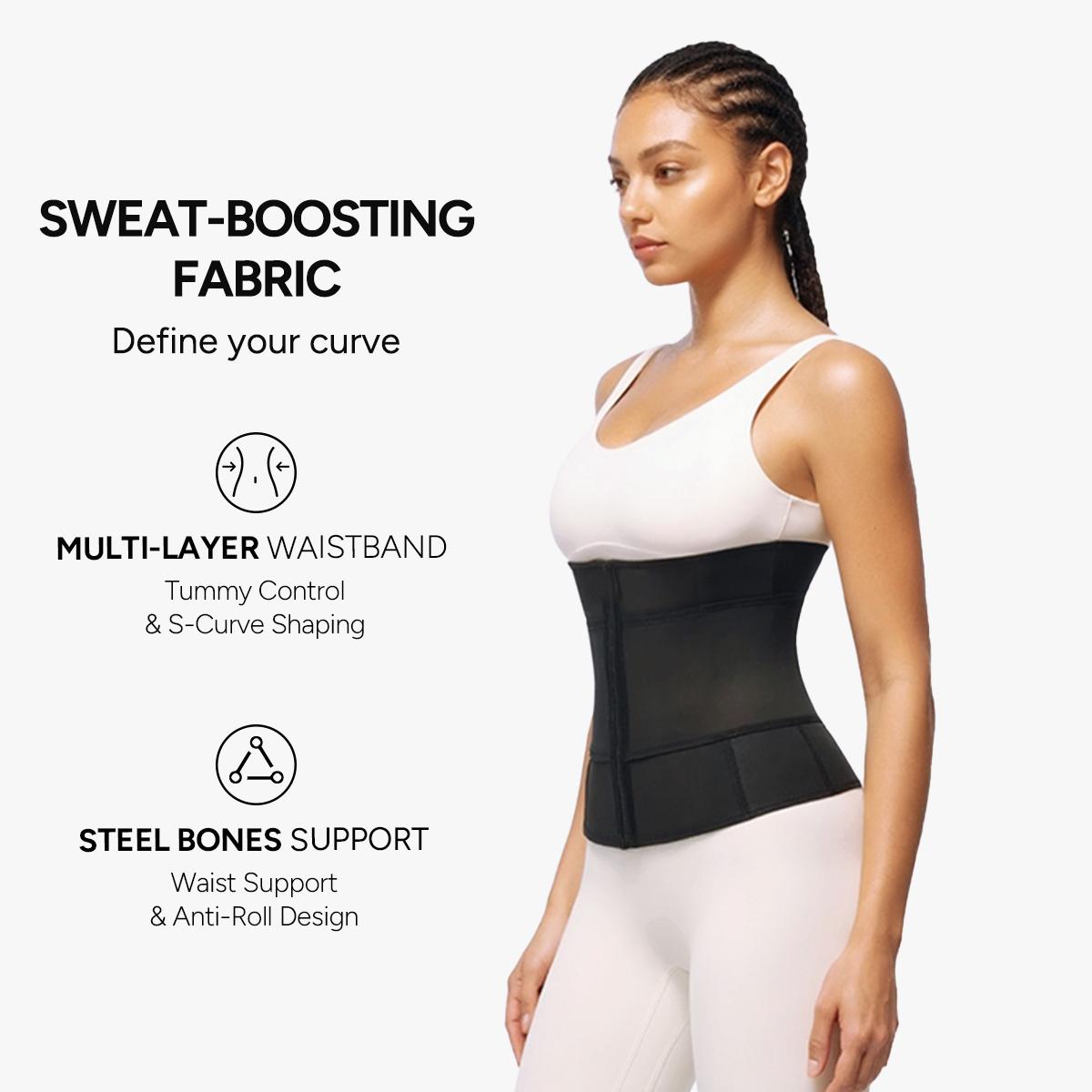 【LIVE】Nebility Women’s Sauna Suit Waist Trainer Sweat Band with Waist Support for Stomach Slimming Workout Belt Promotes Sweating