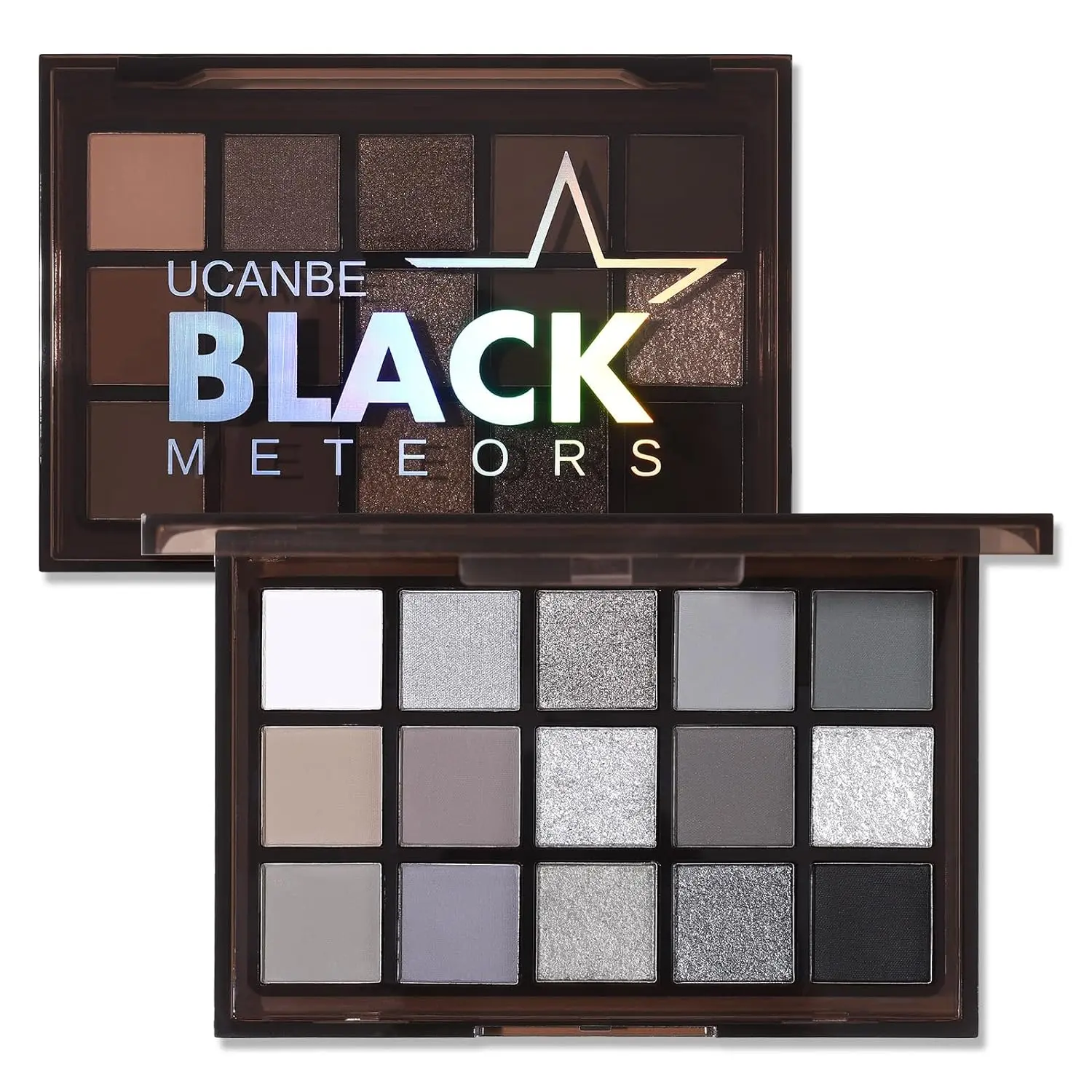 #backtoschool 15-Color Eyeshadow Palette Collection - 12 Unique Palettes with Matte, Shimmer, Satin & Metallic Finishes - Cool, Warm & Vibrant Tones - Highly Pigmented, Long-Lasting, Waterproof - Perfect for Daily Wear, Festivals, Halloween