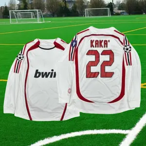 0607 ACM Retro #22 KaKa Long sleeves Soccer Jersey