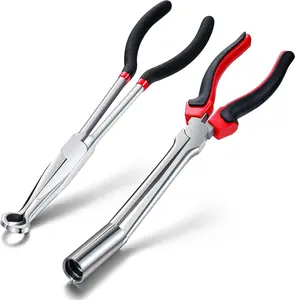 2 Pack Spark Plug Wire Removal Tool Kit Includes Spark Plug Boot Removal Tool and Pliers Pulling Tool,wire Puller Removal Tool Pliers(Black)