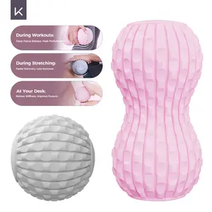 KEEP High-Frequency Vibrating Massage Ball, Ideal for Yoga, Deep Tissue Massage, Trigger Point Therapy and Myofascial Release Physical Therapy Equipment