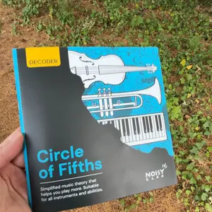 Noisy Clan Circle of Fifths Decoder Wheel & Music Theory Book – Music Learning Tool - For All Instruments & All Levels – Learn Chords, Keys & Progressions – Write More, Play More, Master Music