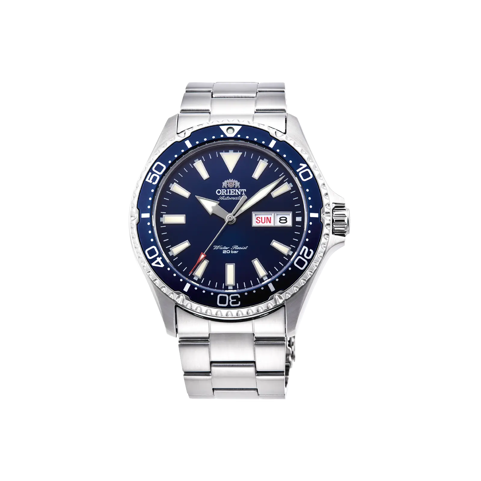 Orient Kamasu | 200m Water Resistance | Diver Style | Automatic Sports Watch | Sapphire Crystal |41.8mm Case, RA-AA0002L39B
