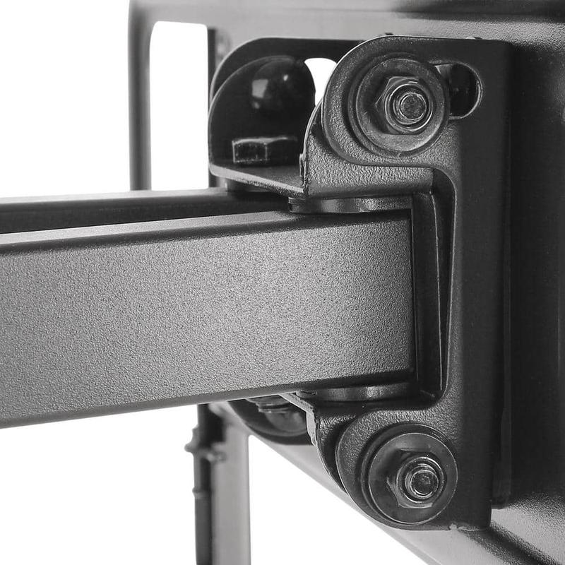 Full Motion Dual Arm TV Wall Mount for 37 in. - 70 in. Flat Panel TV's with 25 Degree Tilt, 77 lb. Load Capacity