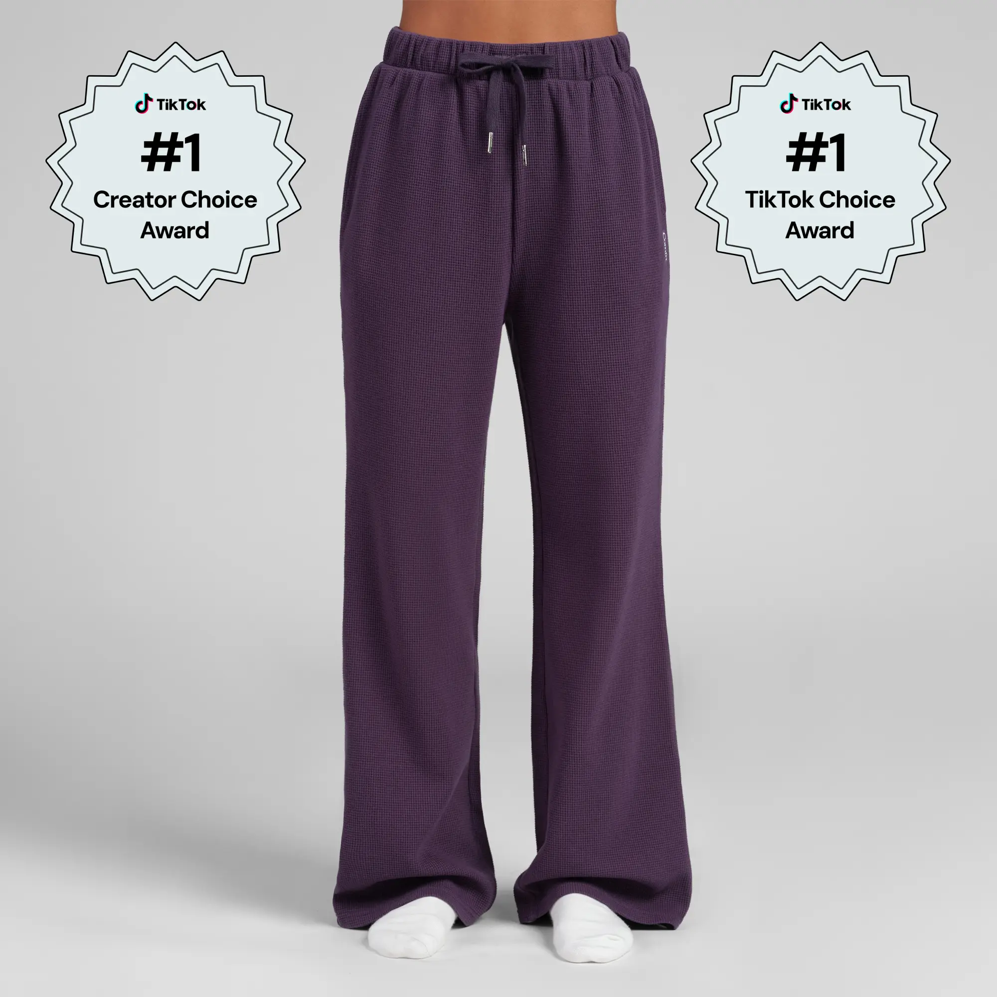 Comfrt | Waffle Lounge Relaxed Sweatpants