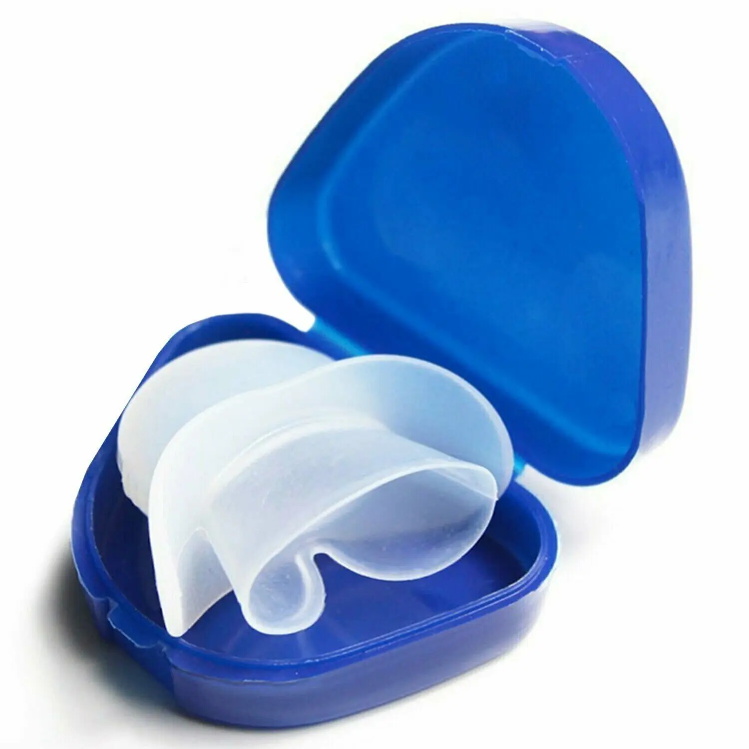 Anti Snoring Sleep Aid Device Silicone Tongue Mouthpiece Snore Stopper with Case