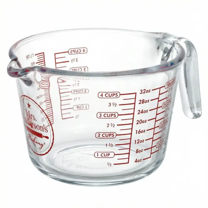 Mrs. Anderson's Baking Glass Measuring Cup – 4 Cup Capacity
