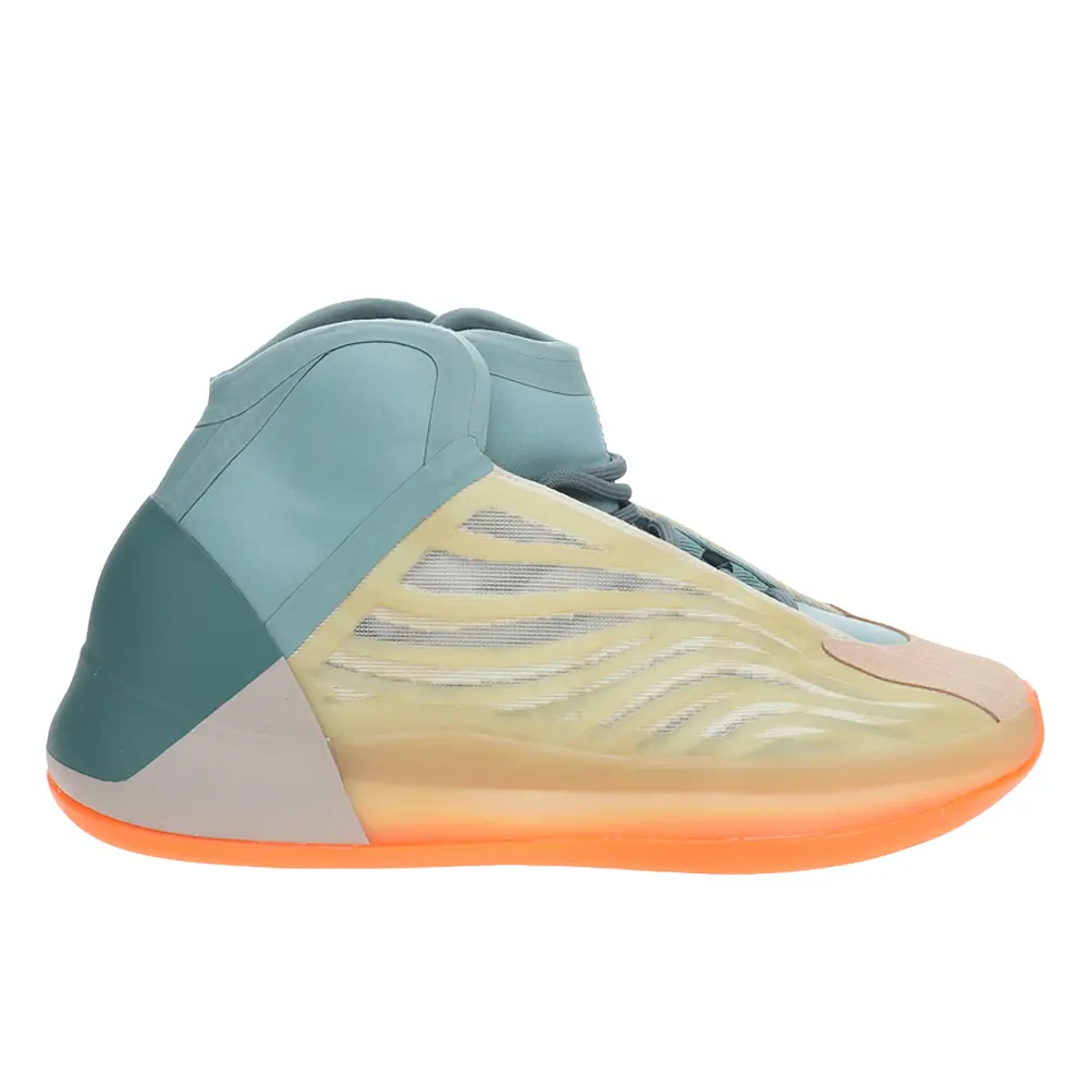 adidas Mens Yeezy Qntm Basketball Sneakers Shoes Casual - Beige, Blue, Orange