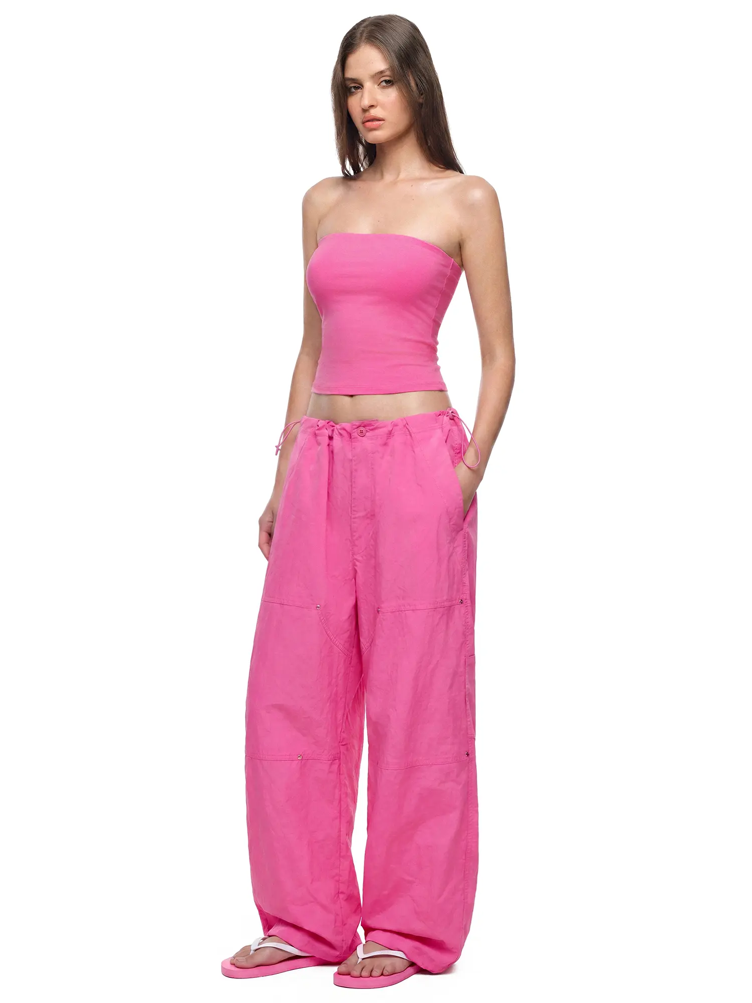 FDR Baggy Straight Casual Pants, Slouchy Wide Leg Cargo Sweatpants, Effortless Y2K Street Dance Activewear, Cute Fall Daily Outfits