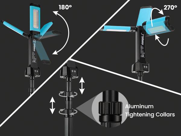 【3-OFF】GoGonova Rechargeable 3in1 Camping Light with Stand, Hanging, Removable Magnetic Head, 67" Portable Cordless, 8AH Battery, 700/1200/2200 Lumen, 4000/6500K Dimmable, Detachable Tripod for Outdoor, Emergency, Camping, Fishing 【3-OFF】GoGonova Rechargeable 3in1 Camping Light with Stand, Hanging, Removable Magnetic Head, 67" Portable Cordless, 8AH Battery, 700/1200/2200 Lumen, 4000/6500K Dimmable, Detachable Tripod for Outdoor, Emergency, Camping, Fishing