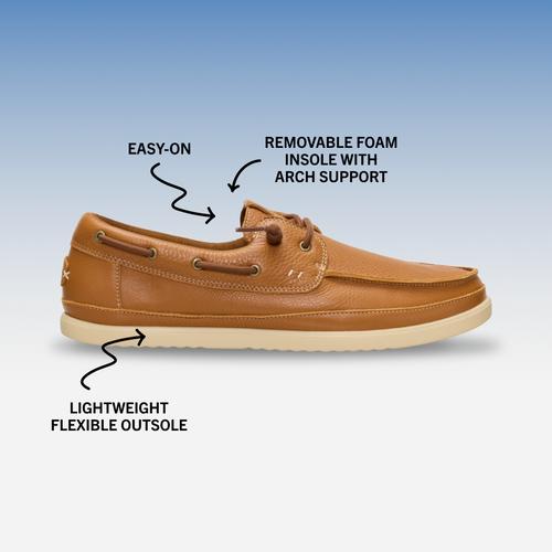 HEYDUDE Harbor Lo Loafer - Comfortable Slip on Shoes for Men