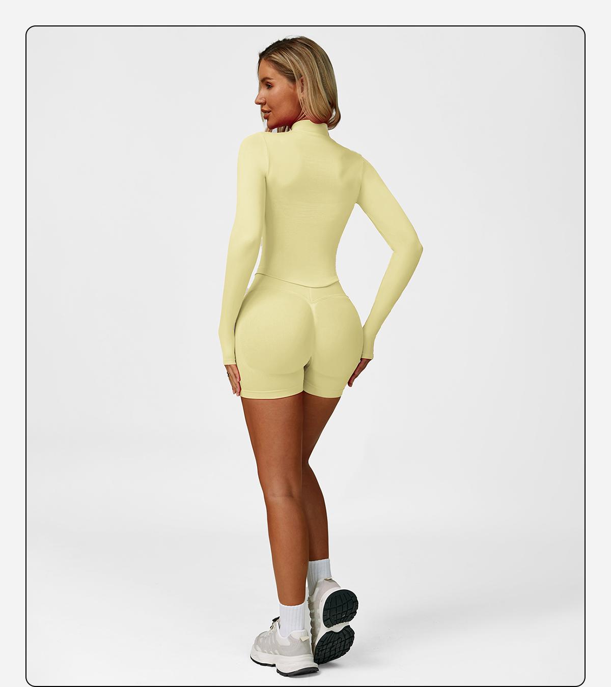 MFVIM Women's Sports Three-Piece Set Impact Compression High Waist Butt Lifting Yoga Pants for Running Yoga Everyday Workouts SpringStatements